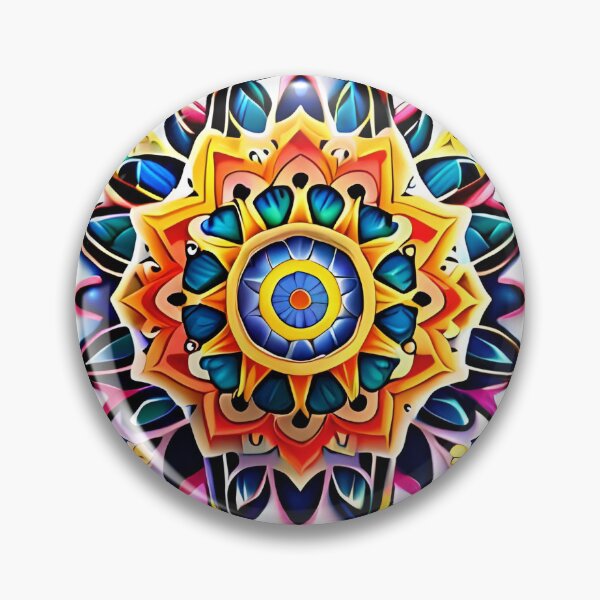 Item preview, Blue and Orange Mandala designed and sold by LA-Creativearts.
