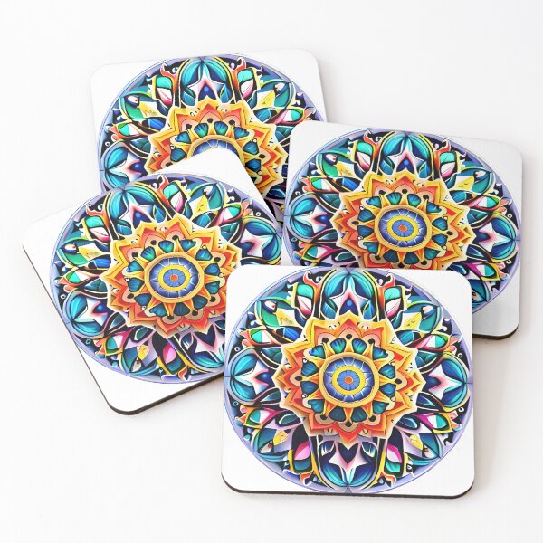 Item preview, Blue and Orange Mandala designed and sold by LA-Creativearts.