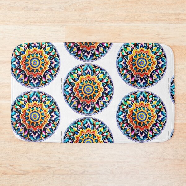 Item preview, Blue and Orange Mandala designed and sold by LA-Creativearts.