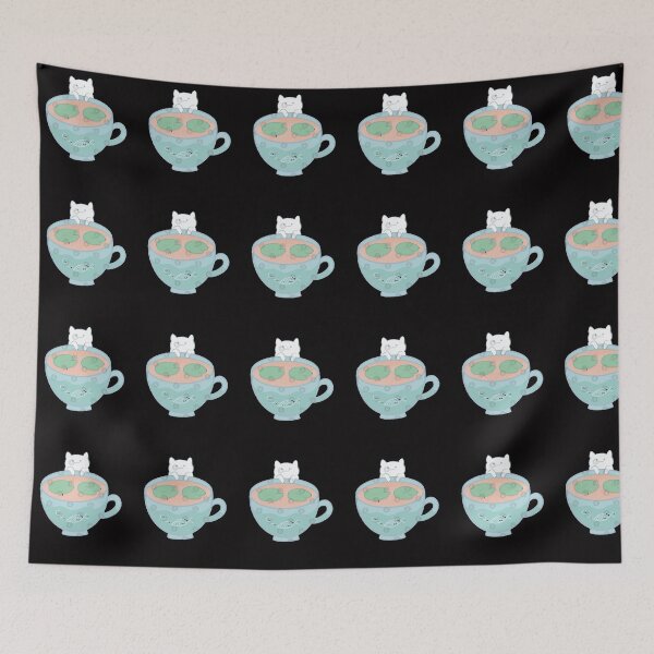 Item preview, Cup of Tea with the Cat designed and sold by EmilioHauck.