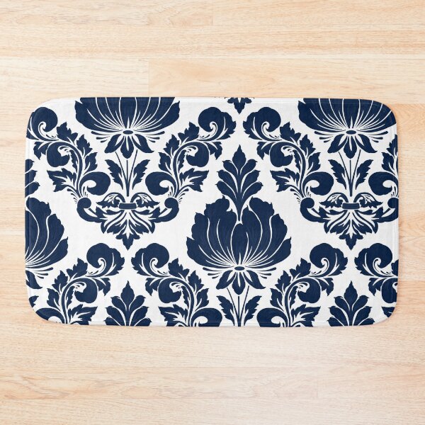 Item preview, Blue Damask Tile Pattern designed and sold by printguys.