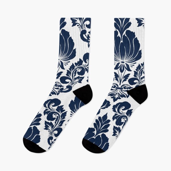 Item preview, Blue Damask Tile Pattern designed and sold by printguys.