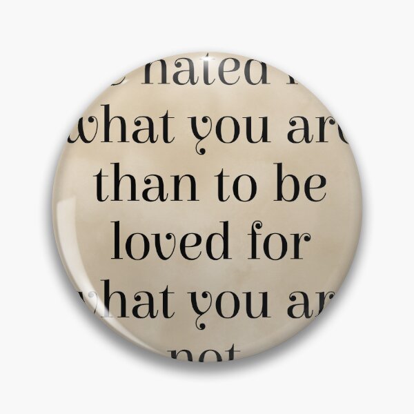 Item preview, It is better to be hated for what you are - Andre Gide Quote, Literature, Typography Print - Vintage designed and sold by Studio Grafiikka.