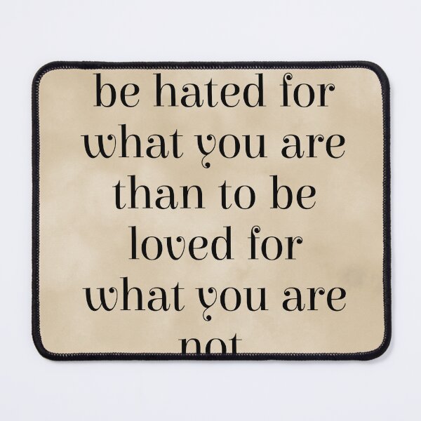 Item preview, It is better to be hated for what you are - Andre Gide Quote, Literature, Typography Print - Vintage designed and sold by Studio Grafiikka.