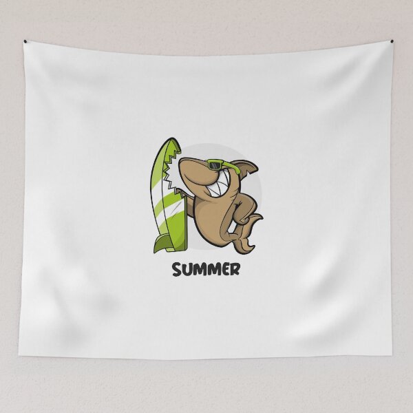 Item preview, Shark Summer designed and sold by PB-Sandwich.