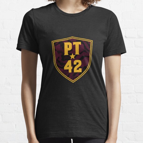 Women's Pat Tillman Name & Number Slim Fit T-Shirt - Black - Tshirtsedge