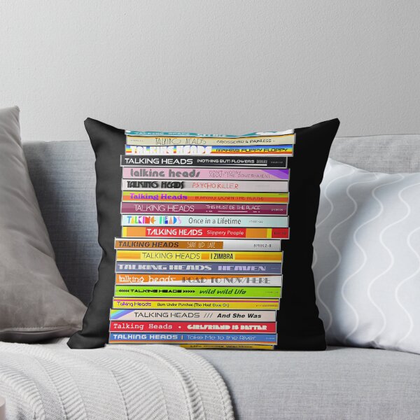 Item preview, The Sounds of the Talking Heads ))(( Retro 80s CD Stack Fan Art designed and sold by Eline-Jester-F.