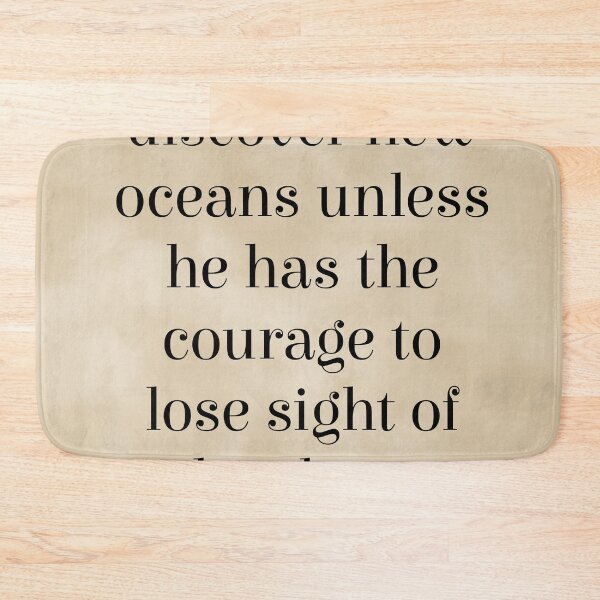 Item preview, Man cannot discover new oceans - Andre Gide Quote - Literature - Typography Print - Vintage designed and sold by Studio Grafiikka.