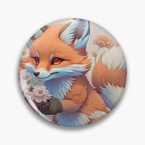 Item preview, fox using its paw to paint designed and sold by valeriethomass.