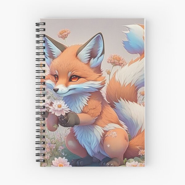 Item preview, fox using its paw to paint designed and sold by valeriethomass.