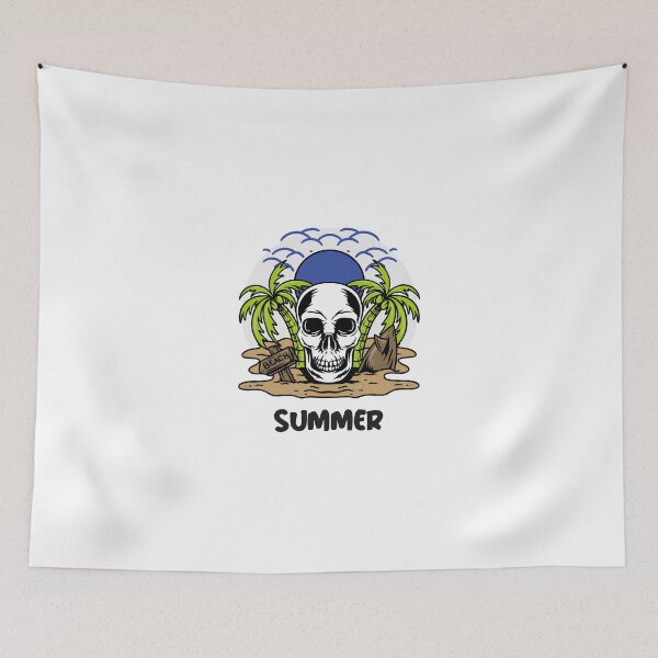 Item preview, Skull Summer designed and sold by PB-Sandwich.