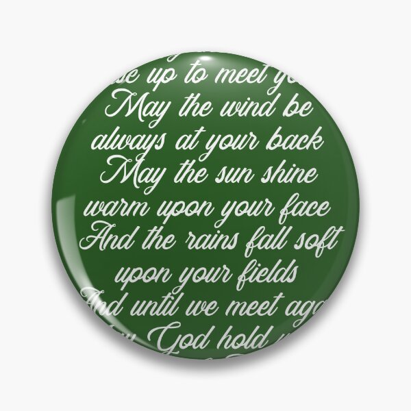 Item preview, Irish Blessing - May the road rise up to meet you 3 - Celtic, Gaelic Prayer - Minimal, Typewriter designed and sold by Studio Grafiikka.
