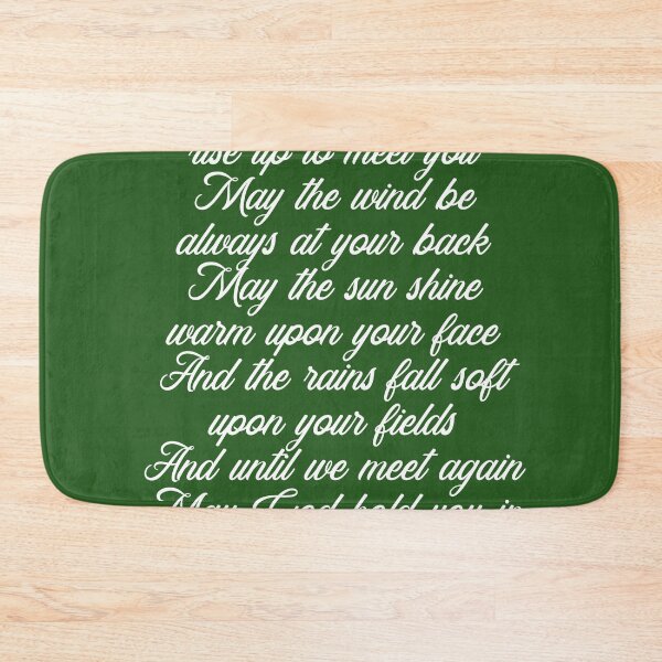 Item preview, Irish Blessing - May the road rise up to meet you 3 - Celtic, Gaelic Prayer - Minimal, Typewriter designed and sold by Studio Grafiikka.
