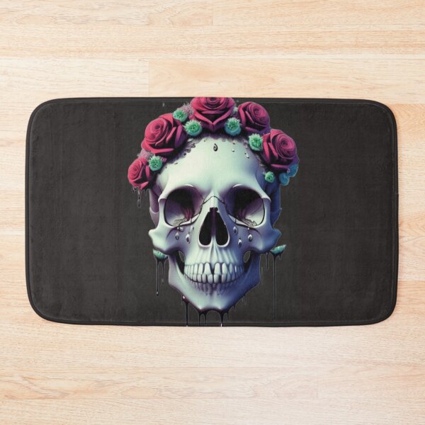 Item preview, Skull with roses  designed and sold by Roxburylane.