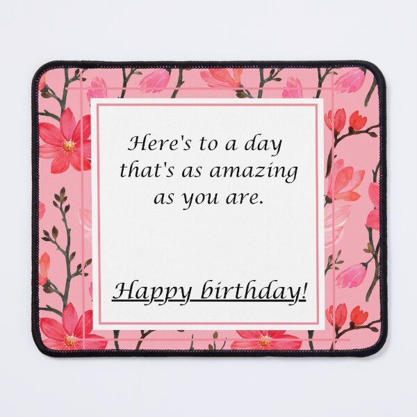 Item preview, Here's to a day that's as amazing as you are. Happy birthday! designed and sold by mimo-Eshop.