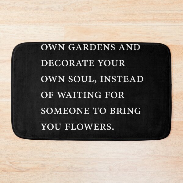 Item preview, Jorge Luis Borges Quote - So plant your own gardens 2 - Minimal, Typography Print - Literature designed and sold by Studio Grafiikka.