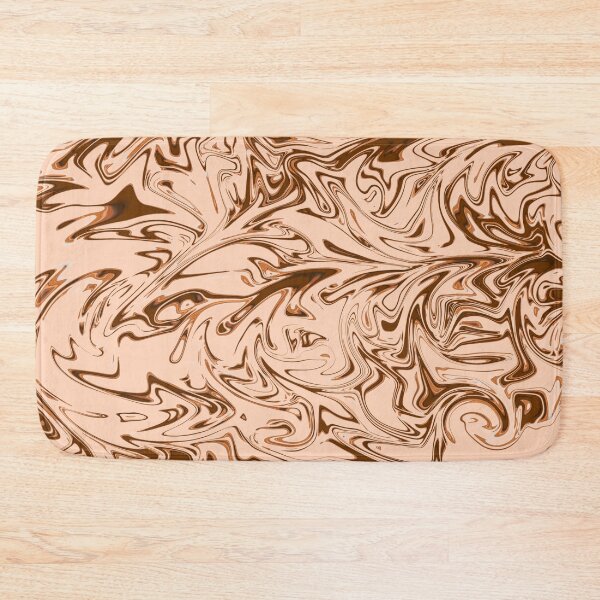 Item preview, Alaric - Contemporary Abstract - Fluid Painting - Marbling Art - Blue, Dark Orange designed and sold by Studio Grafiikka.