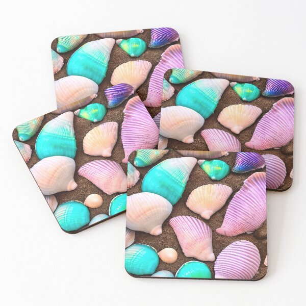 Item preview, Iridescent Pastel Seashells designed and sold by savesarah.