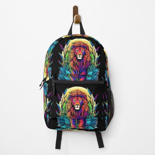 Item preview, Vivid abstract Wild Lion in nature design. designed and sold by Artbyminga.