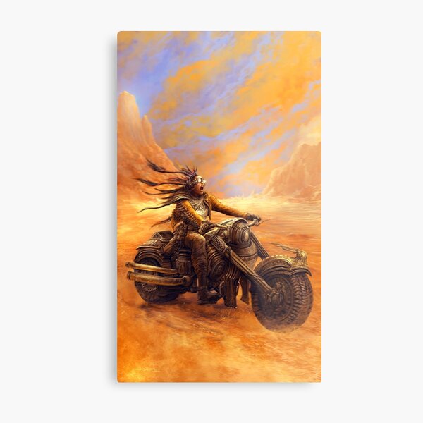 Steampunk Rebel Metal Print