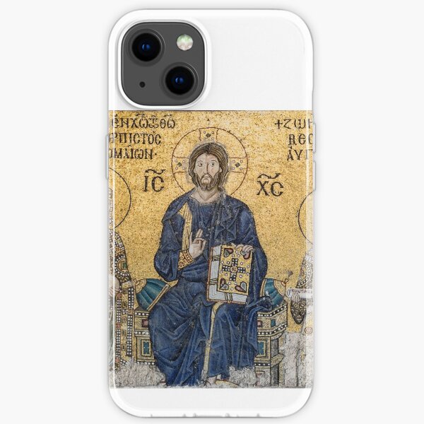 Mosaic of the Empress Zoe in the Hagia Sophia, 1239 iPhone Soft Case