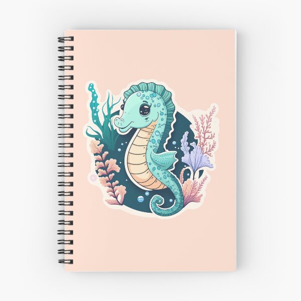 Item preview, Kawaii Seahorse Cute Aquatic Sea World Life designed and sold by GregInJapanShop.