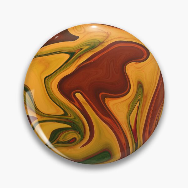 Artikelvorschau, Alistair -  Contemporary Abstract - Fluid Painting - Marbling Art - Bran Red, Dandelion entworfen und verkauft von Studio Grafiikka.