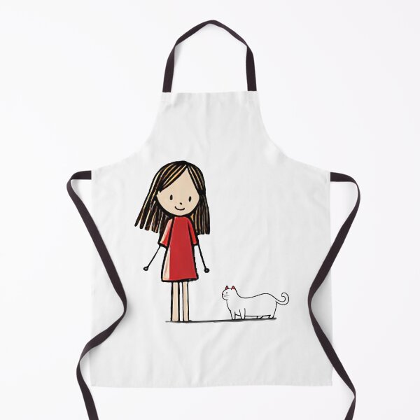 Item preview, Cat Meets Girl designed and sold by Cat & Puppy.