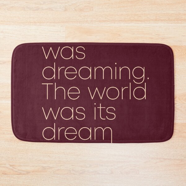 Item preview, Jorge Luis Borges Quote - The mind was dreaming, The world was its dream 3 - Minimal, Typography designed and sold by Studio Grafiikka.