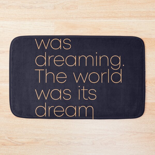 Item preview, Jorge Luis Borges Quote - The mind was dreaming, The world was its dream 4 - Minimal, Typography designed and sold by Studio Grafiikka.