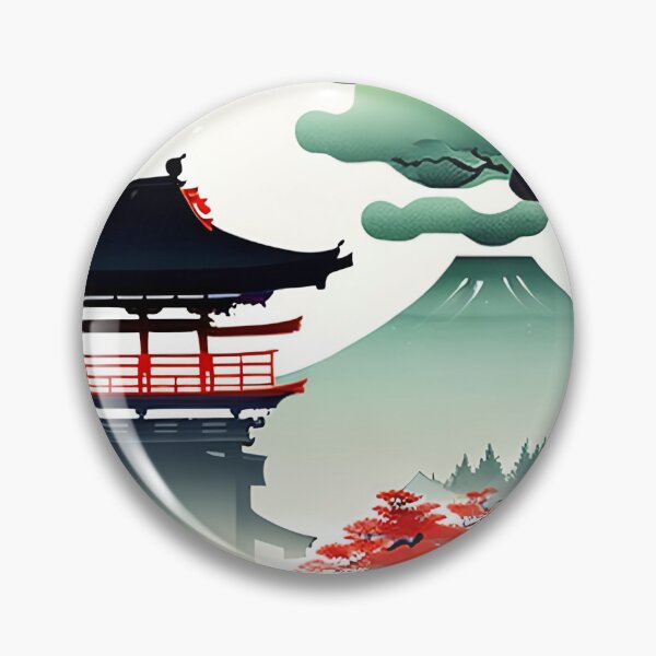 Item preview, Simple Japanese Lanscape scene designed and sold by K10-Designs.
