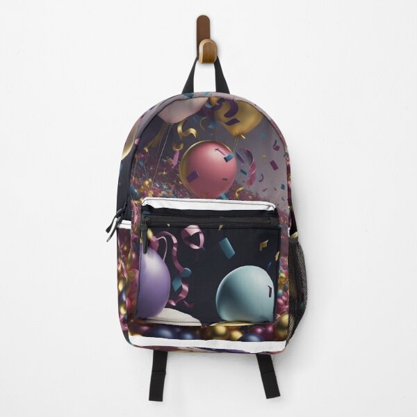 Item preview, Colorful Balloon Decorations Art designed and sold by Glitchart66.