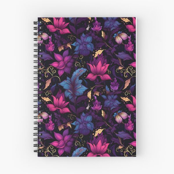 Item preview, Pink and Blue Flower Pattern  designed and sold by SpDesignsC.