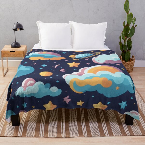 Item preview, Patterns of clouds, planets and stars - Cool Art designed and sold by joejiing.