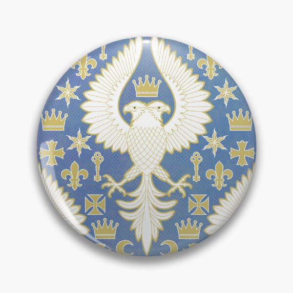 Item preview, Heraldic Eagle - Blue designed and sold by Carina Parry Studios.