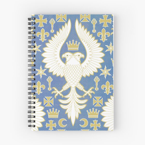 Item preview, Heraldic Eagle - Blue designed and sold by Carina Parry Studios.