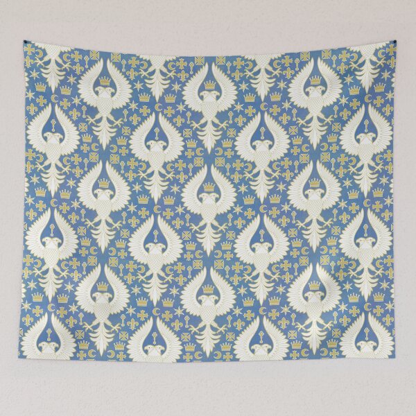 Item preview, Heraldic Eagle - Blue designed and sold by Carina Parry Studios.