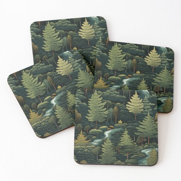 Item preview, Forest Pattern 1 designed and sold by outside-visuals.