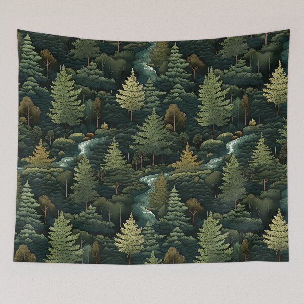Item preview, Forest Pattern 1 designed and sold by outside-visuals.