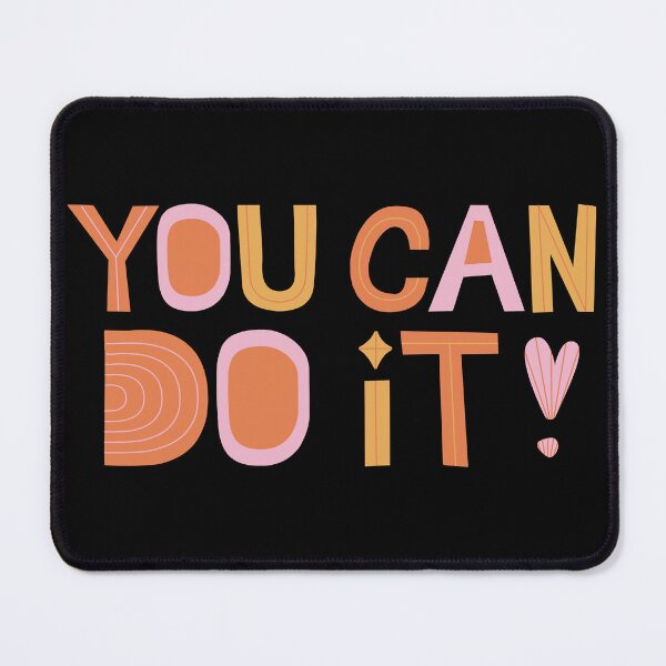 Item preview, "Vibrant Motivation: You Can Do It" designed and sold by ArtisticScratch.