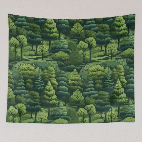 Item preview, Forest Pattern 2 designed and sold by outside-visuals.
