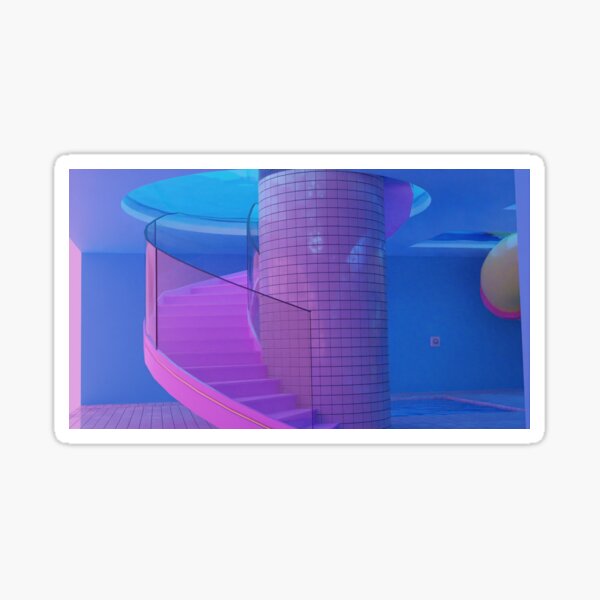 Pool in the Poolrooms Sticker for Sale by WatchfulDesigns