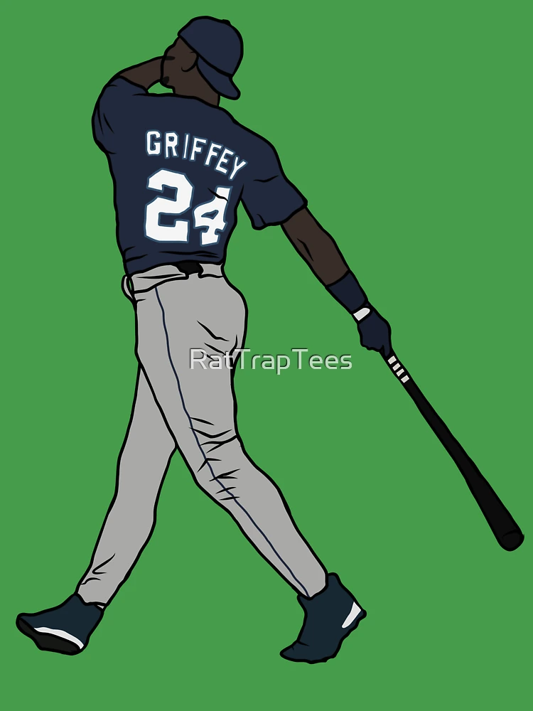 Ken Griffey Jr. Swing Graphic T-Shirt for Sale by RatTrapTees