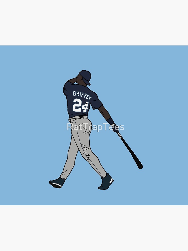 Ken Griffey Jr. Swing Sticker for Sale by RatTrapTees