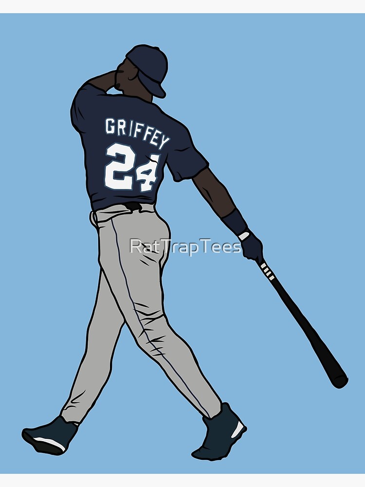 Ken Griffey Jr. Swing Greeting Card for Sale by RatTrapTees