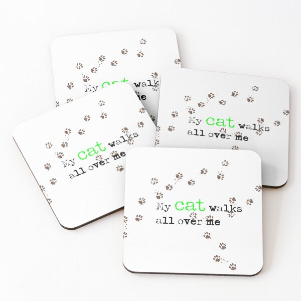 Item preview, My cat walks all over me designed and sold by Corinne Alexa Jackson.