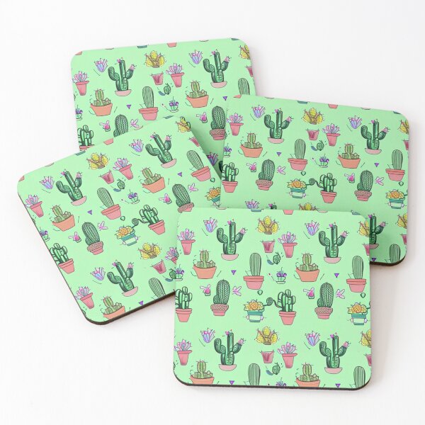Item preview, Cactus flower pattern  designed and sold by Roxburylane.