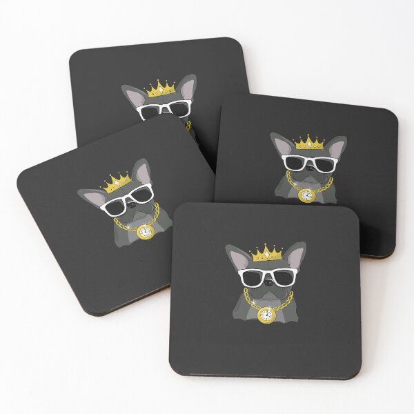 Item preview, Cool French Bulldog Gold Bling Clock Chain Crown  designed and sold by AndrewClayd.