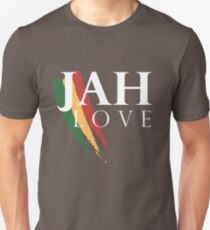 Camiseta unisex Jah Love (BLANCO)