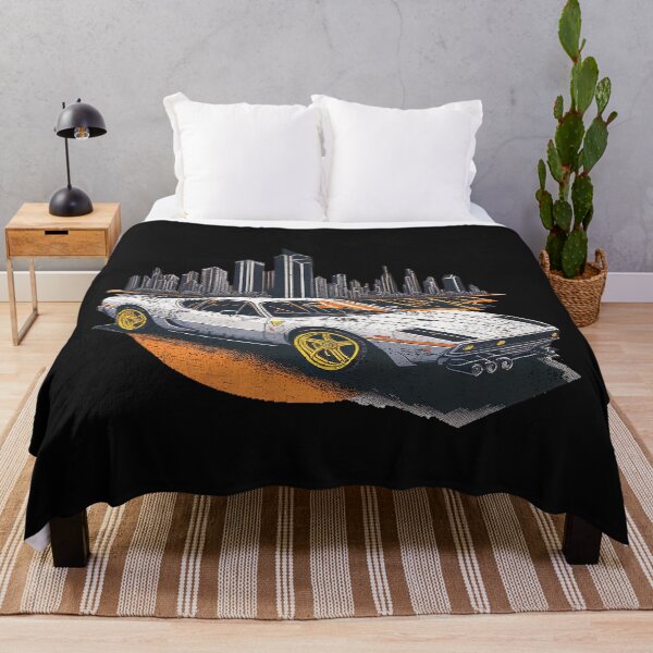 Item preview, Sport car retro style , City landscape designed and sold by TheBlackCircle.
